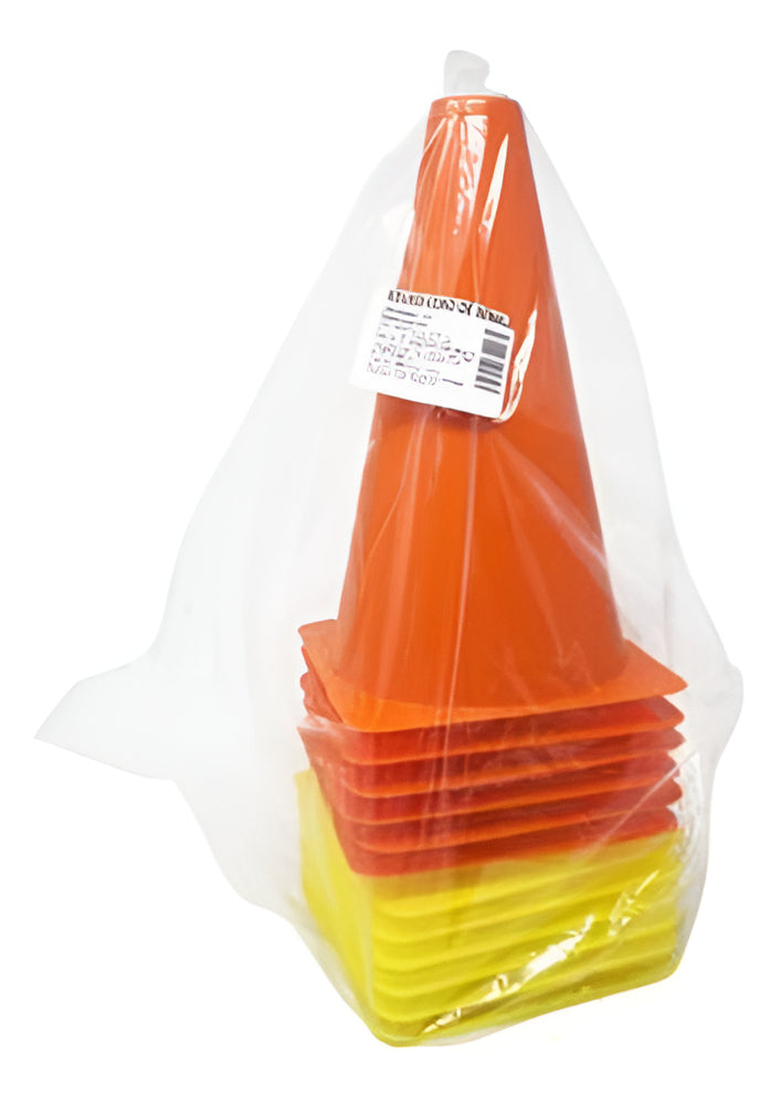 Edu-020 Cono Señalización Plástico 12 Piezas 23 Cm Eduplas