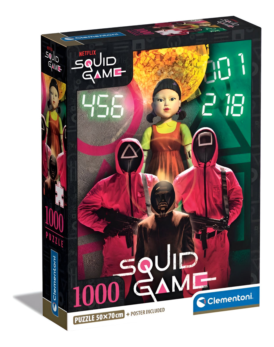 Clementoni 39859 Puzzle 1000 Piezas Squid Game