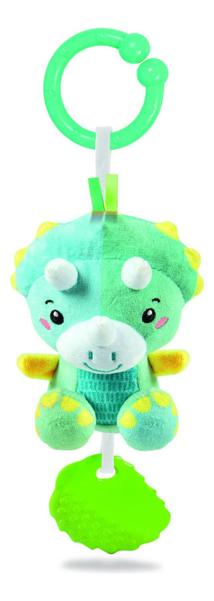 Sonaja Suave Dinosaurio Sensorial Denticion Baby Clementoni
