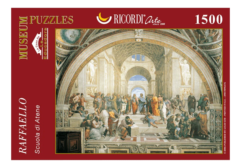 9647 Raffaelo Escuela Atenas Rompecabezas Ricordi 1500 Pz