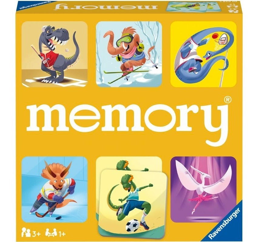 20628 Memoria Juego De Mesa Dino Sport Ravensburger Memory