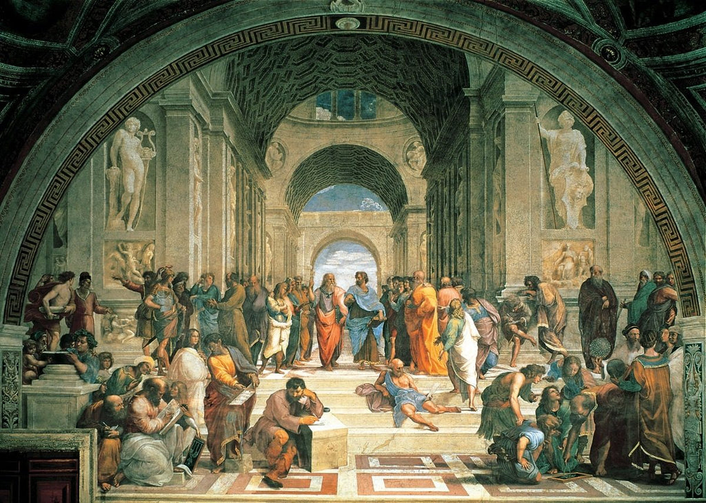 Raphael Escuela De Atenas Mini Rompecabezas 1000 Pieza Tomax