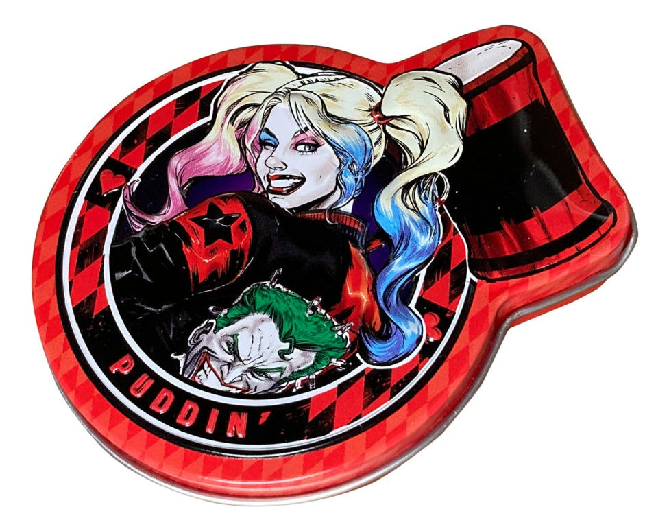 Display Lata Dulces Dc Comic Harley Quinn Mad Love 12 Piezas