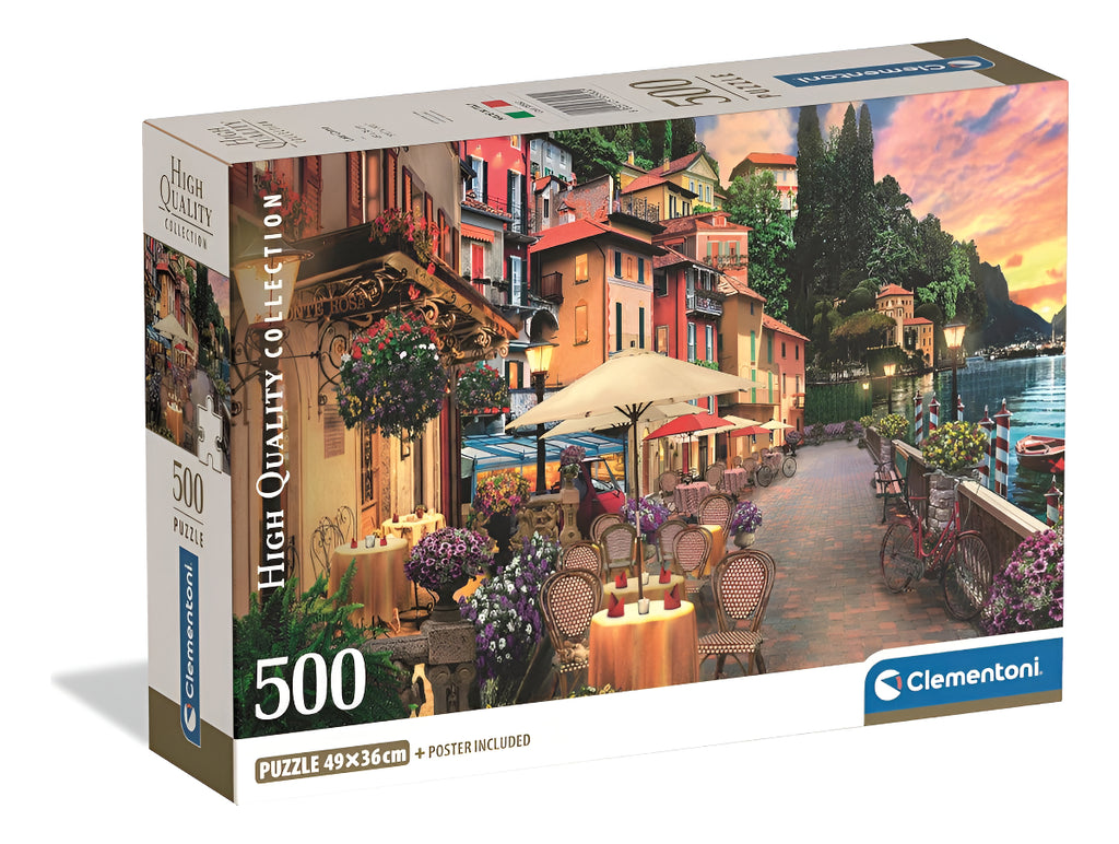 Rompecabezas Clementoni Monte Rosa Lago Como Compact 500 Pzs