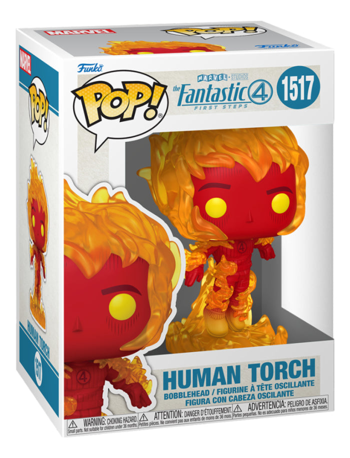 Funko Pop Marvel: Los Cuatro Fantasticos - Antorcha Humana