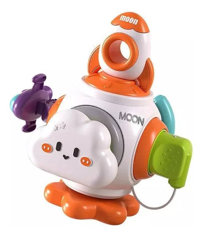 Juego Para Bebé Cohete Espacial Montessori 6 En 1