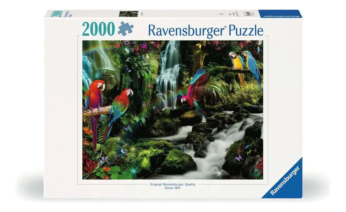 Ravensburger Rompecabezas: El Paraíso De Los Loros 2000 Pzs