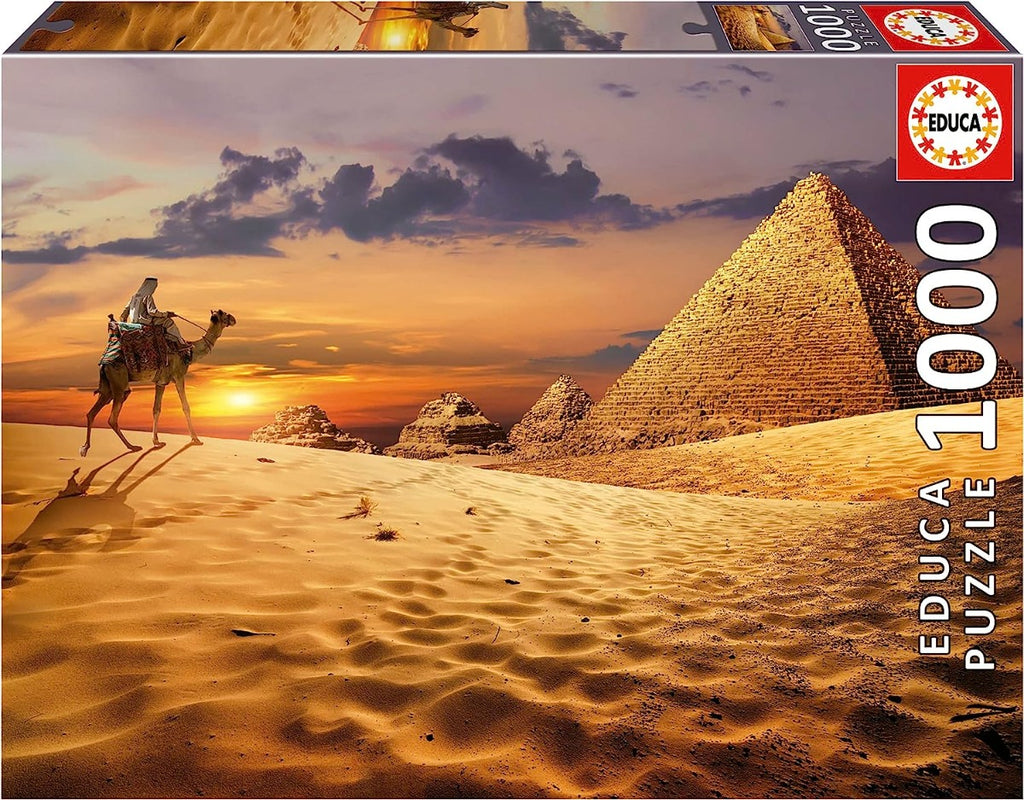 Camello Pirámides Egipto Rompecabezas 1000 Piezas Educa