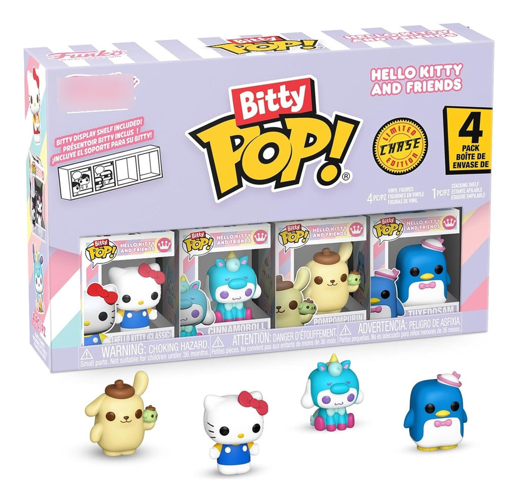 Funko Bitty Hello Kitty, Cinnamoroll, Pompompurin, Surprise