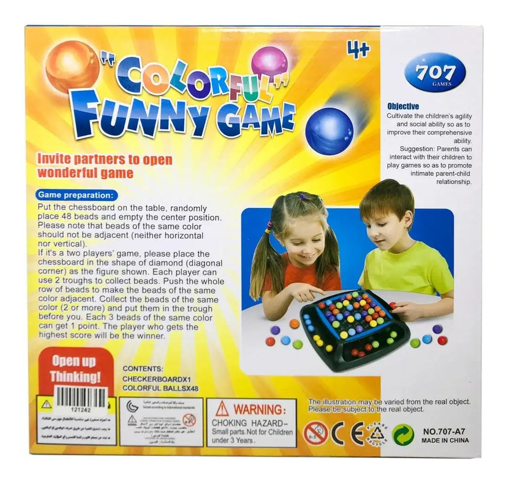 Colorful Funny Game Juego De Mesa Canicas De Colores