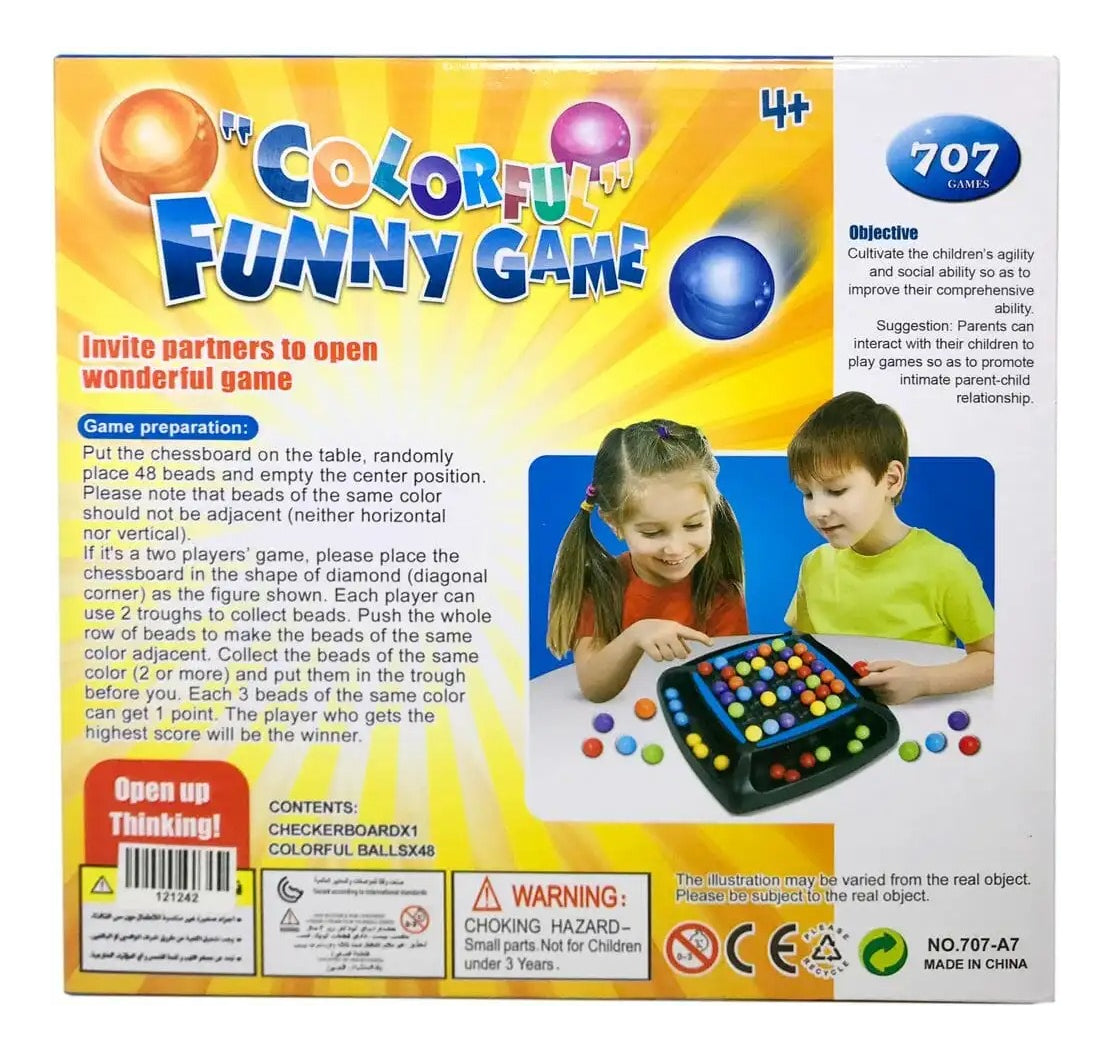 Colorful Funny Game Juego De Mesa Canicas De Colores