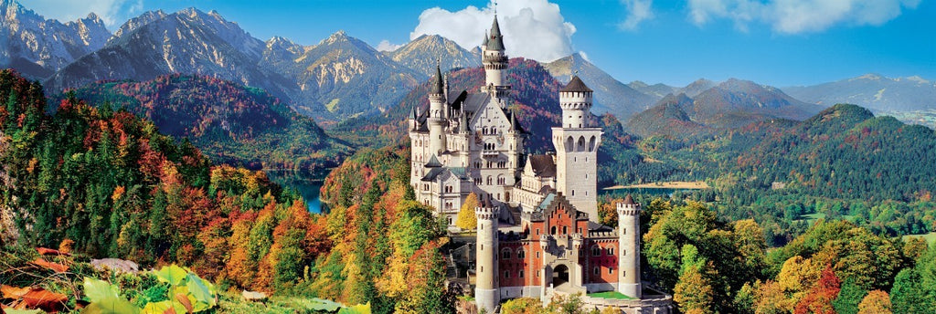 Neuschwanstein Castillo Panorama Rompecabezas 1k Clementoni