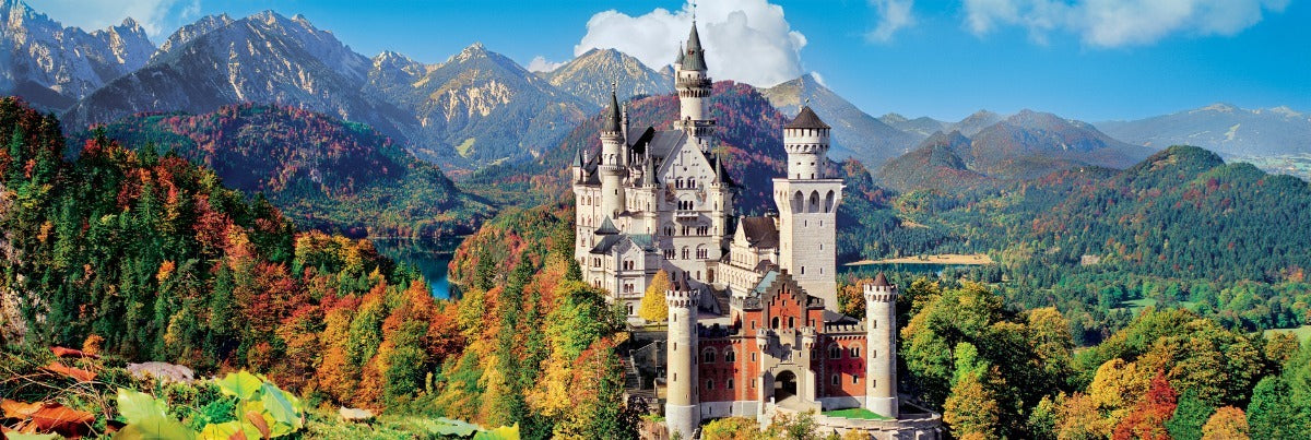 Neuschwanstein Castillo Panorama Rompecabezas 1k Clementoni
