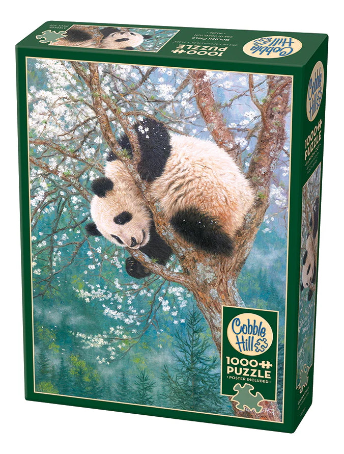 Rompecabezas 1000 Piezas Cobble Hill Panda En Árbol Naturaleza