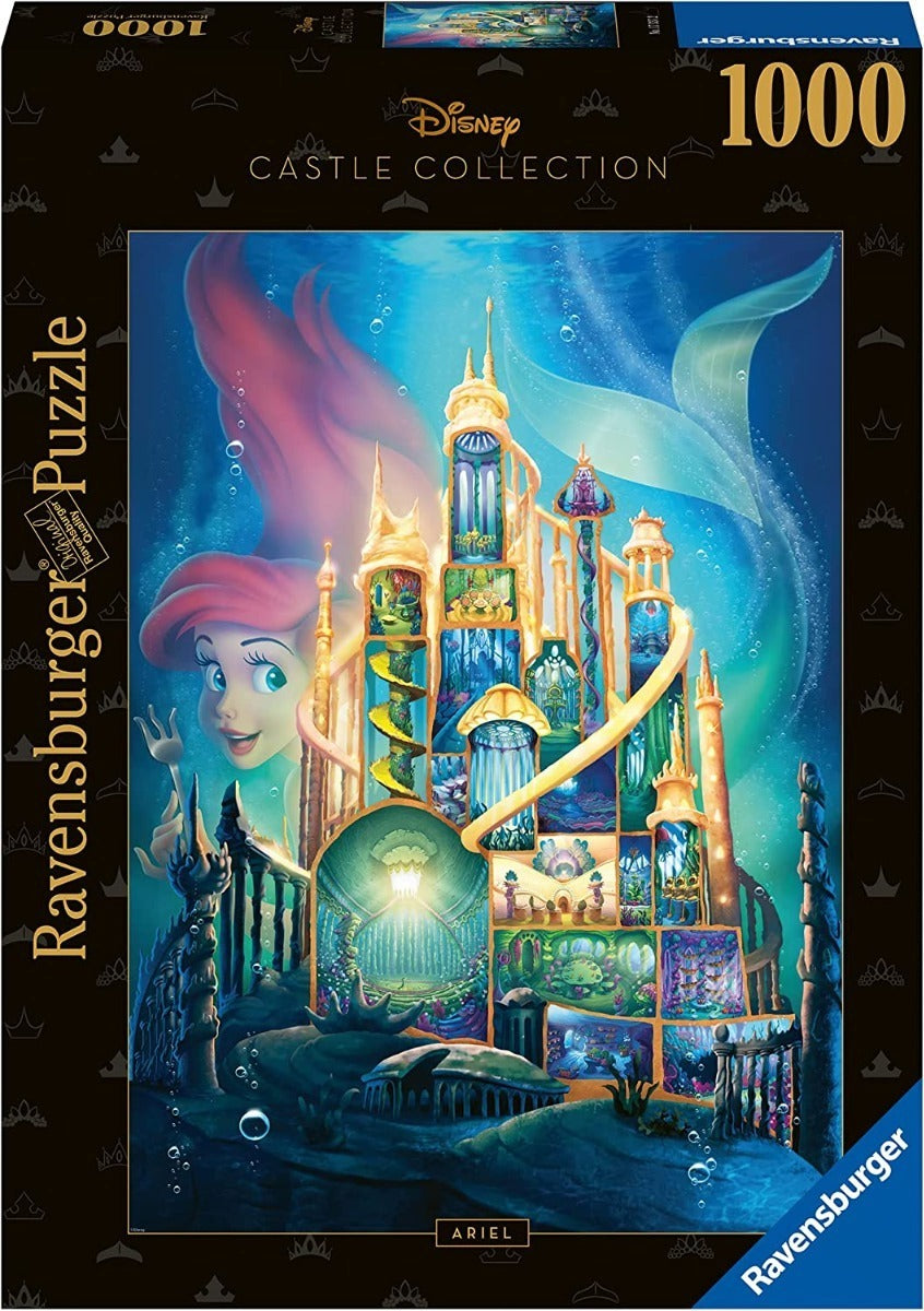 Ariel Sirenita Castillo Rompecabeza Ravensburger 1000 Piezas
