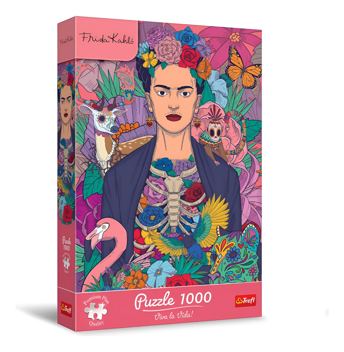 Frida Kahlo Alma Floreciente 1000 Piezas Marca Trefl