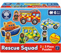 Rompecabezas Rescue Squad Vehículos De Rescate Orchard Toys
