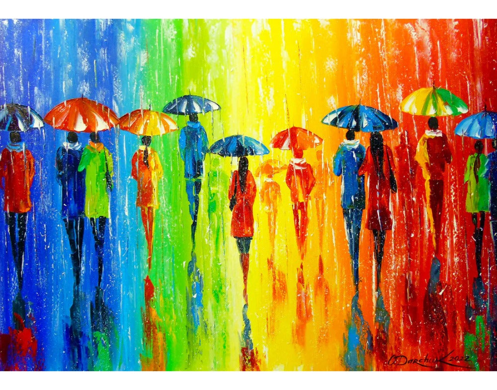 Lluvia Torrencial 1000 Piezas Marca Enjoy Puzzle