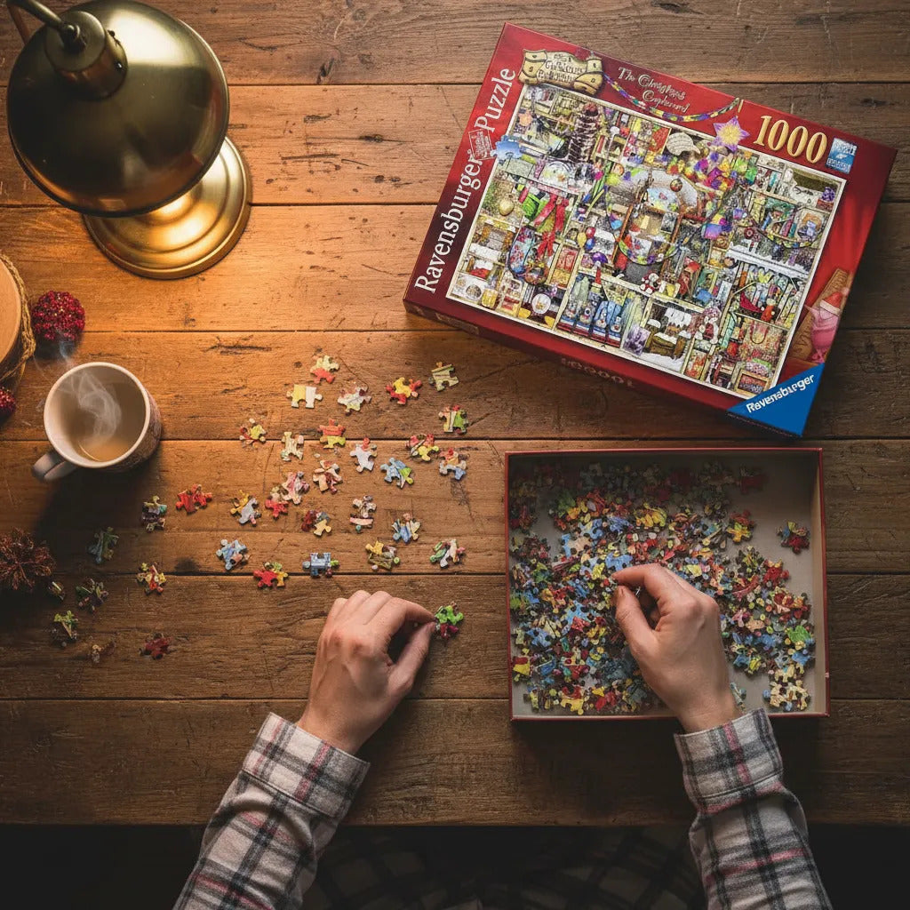 Rompecabezas Ravensburger El Armario Curioso Navidad 1000 Pz