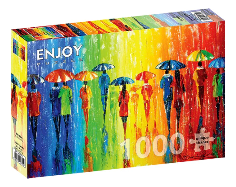 Lluvia Torrencial 1000 Piezas Marca Enjoy Puzzle