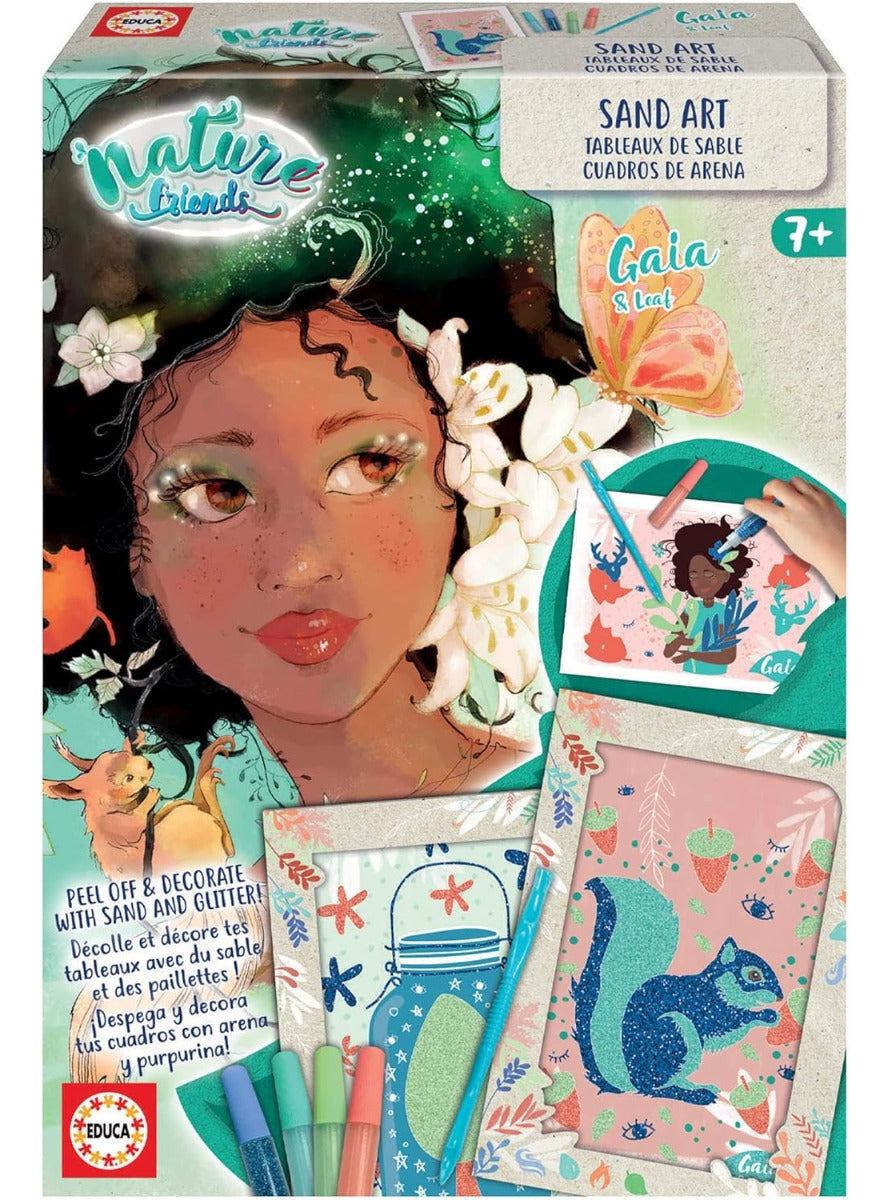 Nature Friends Decora Cuadros Con Arena Gaia Educa 18934