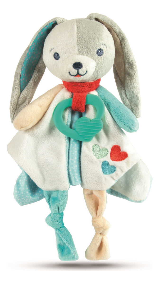 Conejo Manta De Apego Corazon Bebe Estimula Baby Clementoni Color Gris