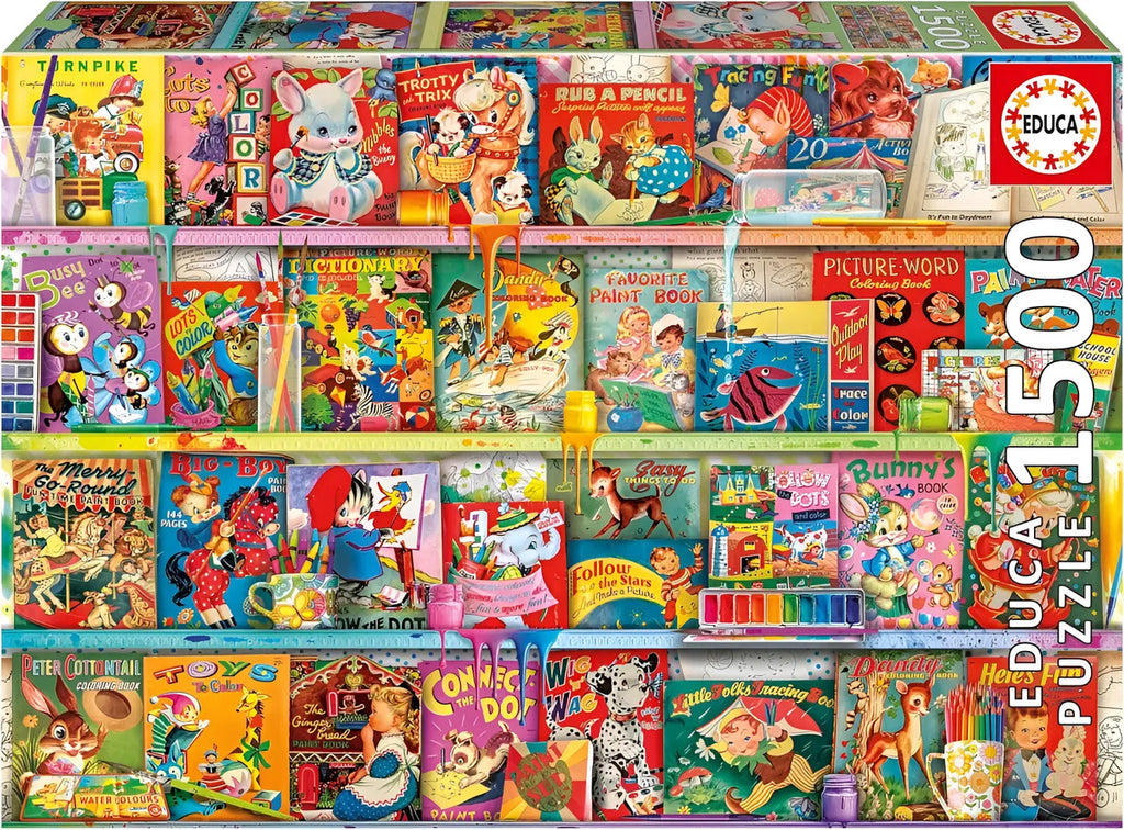 Rompecabezas Educa 1500 Pzs El Rincón De Los Libros Vintage