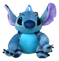 Mochila Disney Stitch Fast Forward Urbana Azul Acero Liso