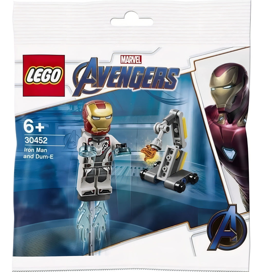 Lego Marvel Avengers Iron Man Y Dum-e Set 30452 38