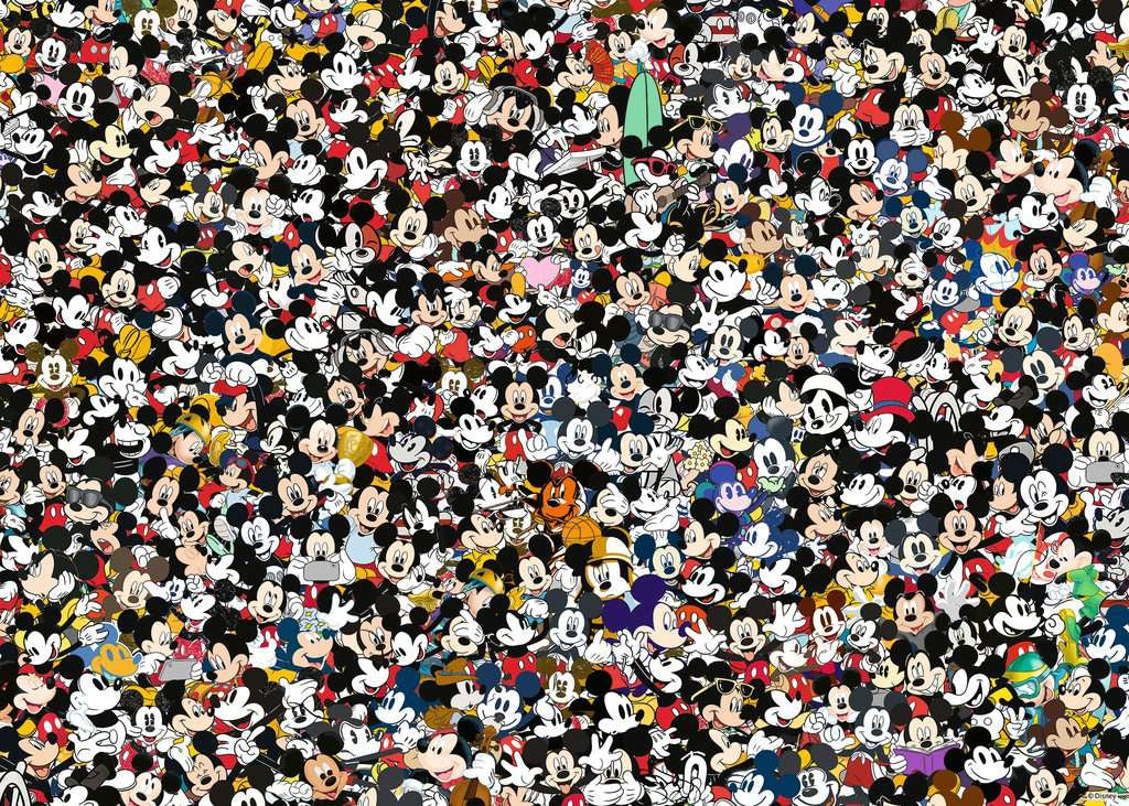 Rompecabezas Ravensburger Challenge Mickey 1000 Piezas 14
