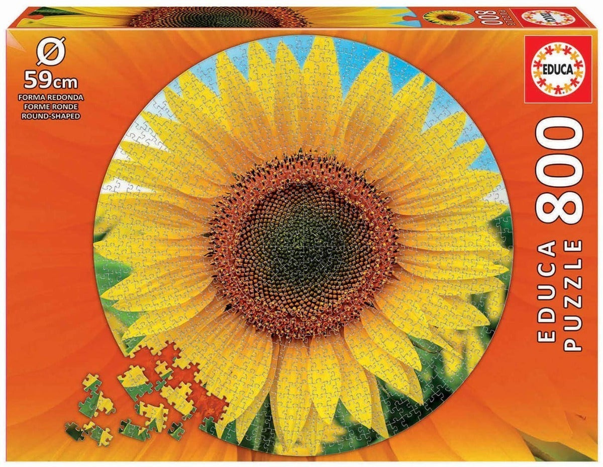 19034 Girasol Rompecabezas Circular 800 Piezas Educa