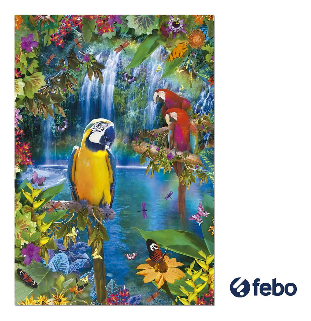 Rompecabezas 500 Piezas Educa Paraíso Tropical Cartón Modelo 15512