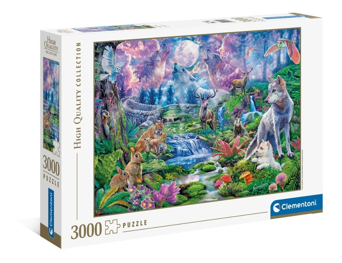 33549 Animales Bosque Rompecabezas Clementoni 3000 Piezas