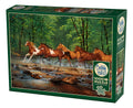 Rompecabezas Caballos En El Bosque 1000 Pz Cobble Hill