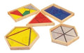 Triángulos Construcción Madera Montessori Diako