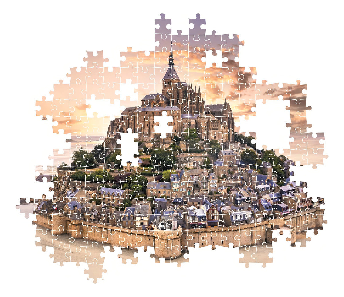 Rompecabezas 1500 Piezas Mont-saint-michel Clementoni Adulto