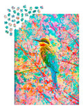 Rompecabezas Enjoy Puzzle 1000 Piezas Pájaro Feliz Cartón Animal