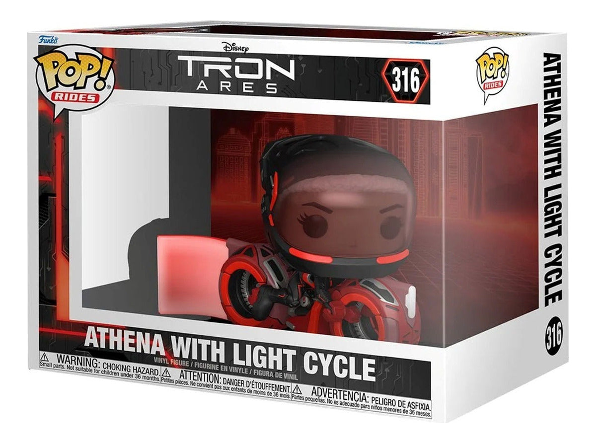 Funko Pop Ride: Tron Ares - Athena En Moto