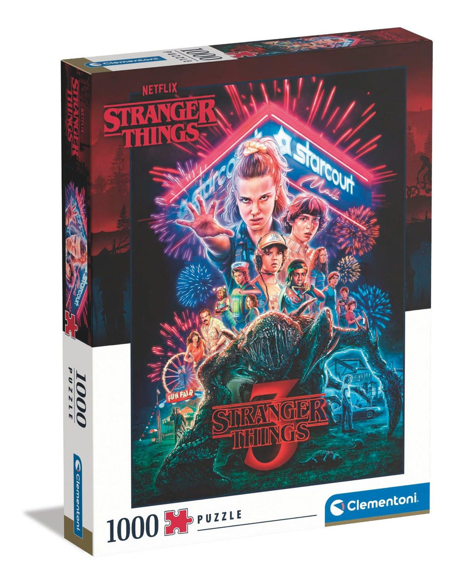 Rompecabezas Stranger Things 3 Starcourt 1000 Pz Clementoni