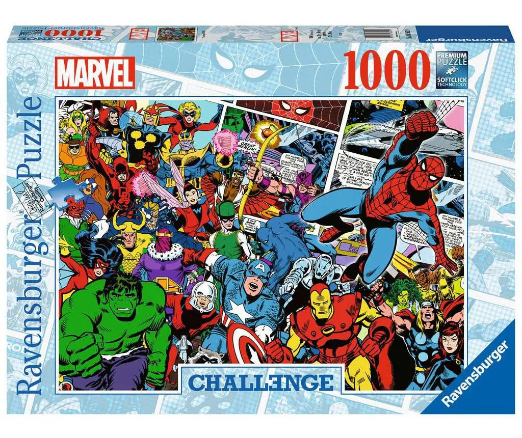 Rompecabezas Challenge Marvel 1000pz Ravensburger