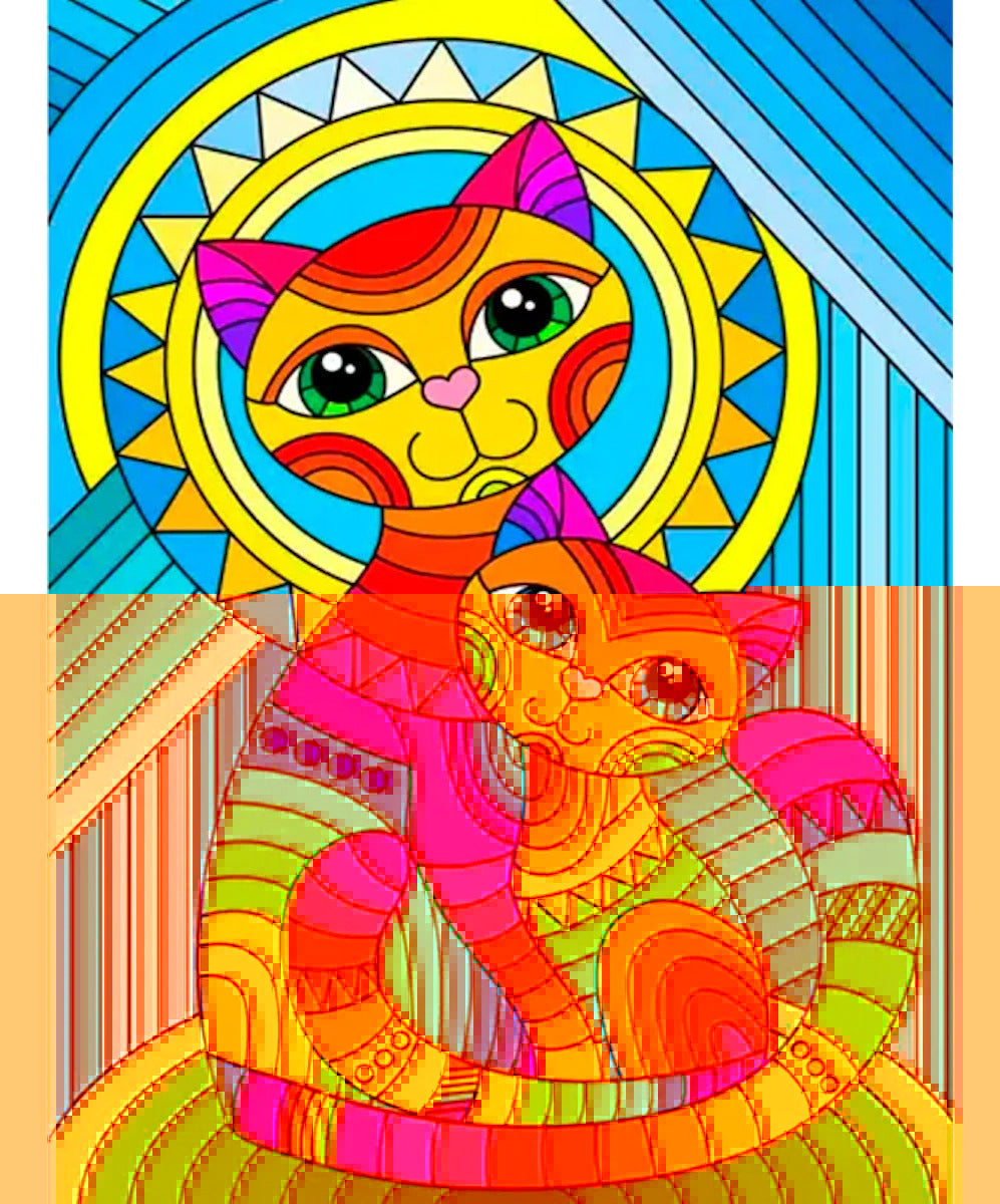 Rompecabezas 1000 Piezas 2122 Gato Y Gatito Enjoy Puzzle