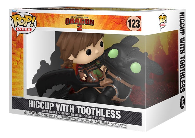 Funko Pop! Rides Hiccup With Toothless #123