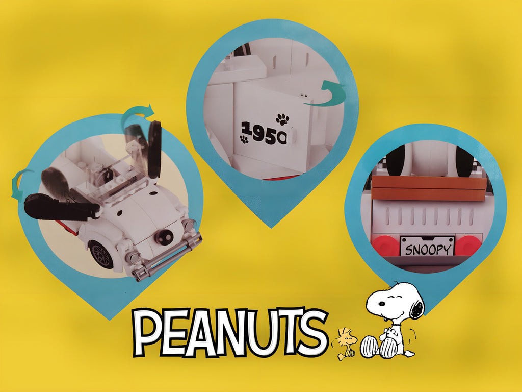 Pantasy Peanuts Roadster Snoopy Juego De Construcción Cantidad De Piezas 148
