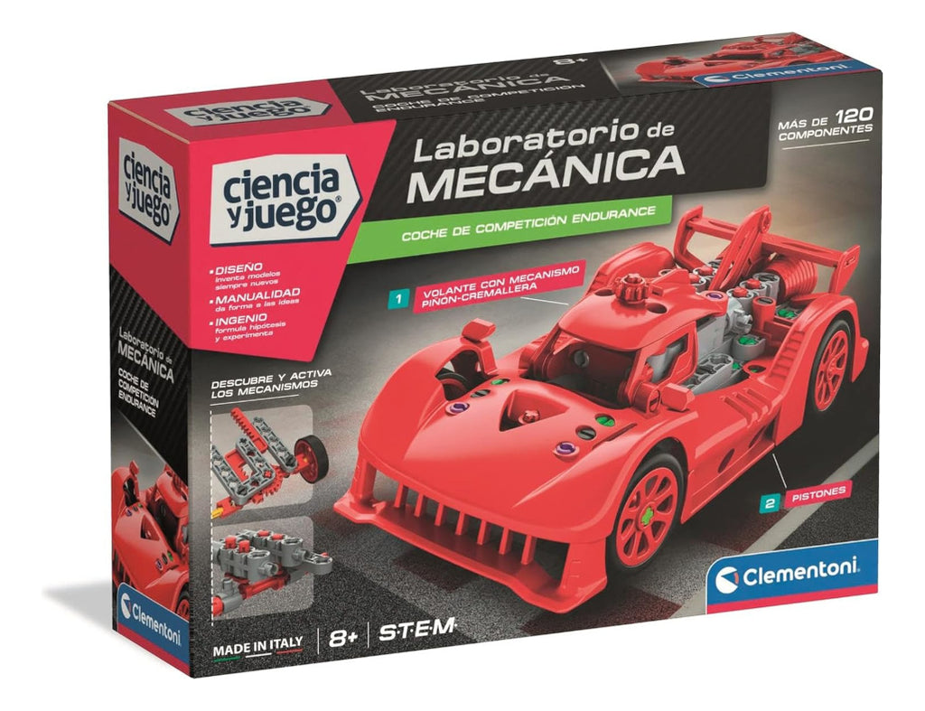 Clementoni  Build Mechanics Le Mans Coche De Carreras