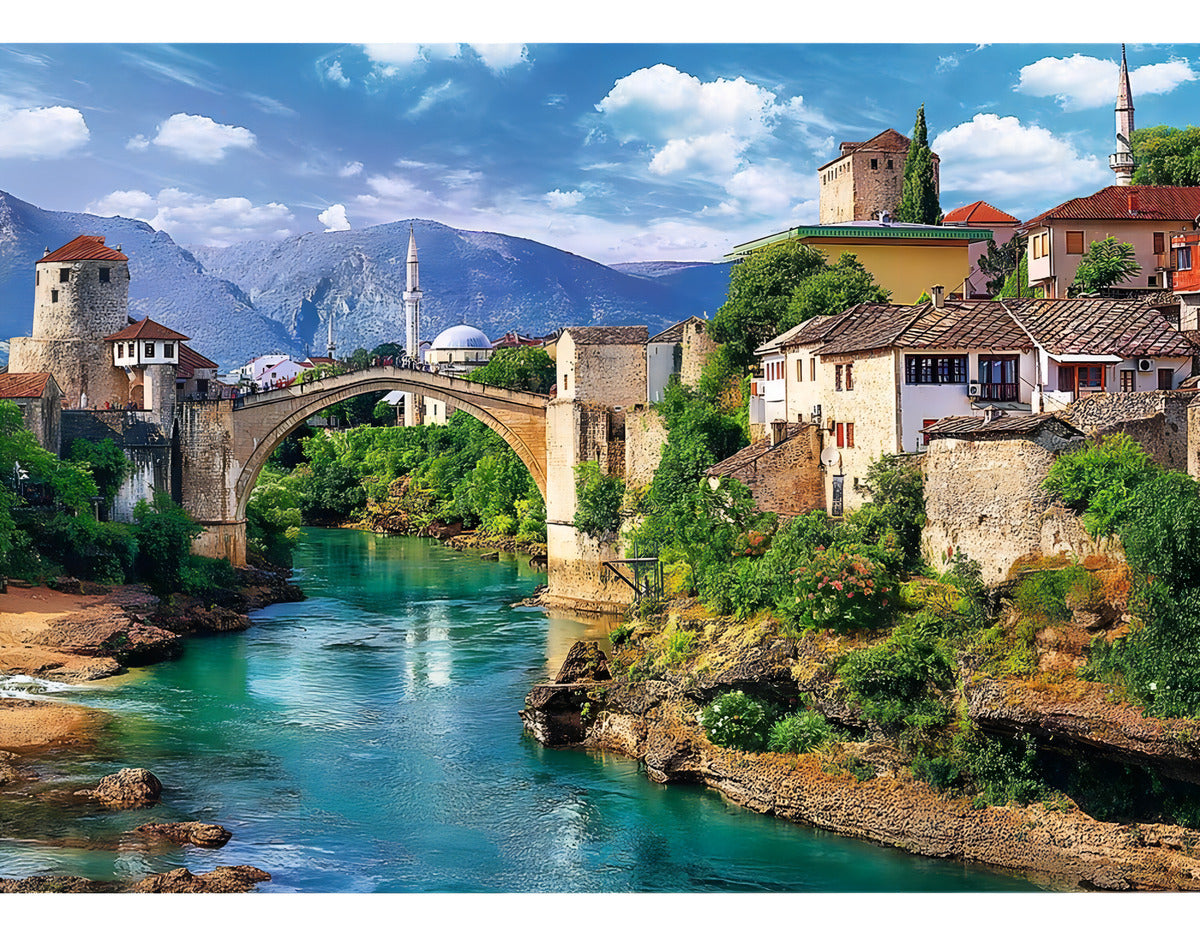 Rompecabezas Trefl Puente De Mostar Con 500 Piezas