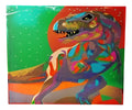 Lienzo Kit Pintura Diamantes Tyranosaurius Rex Grupo Educar