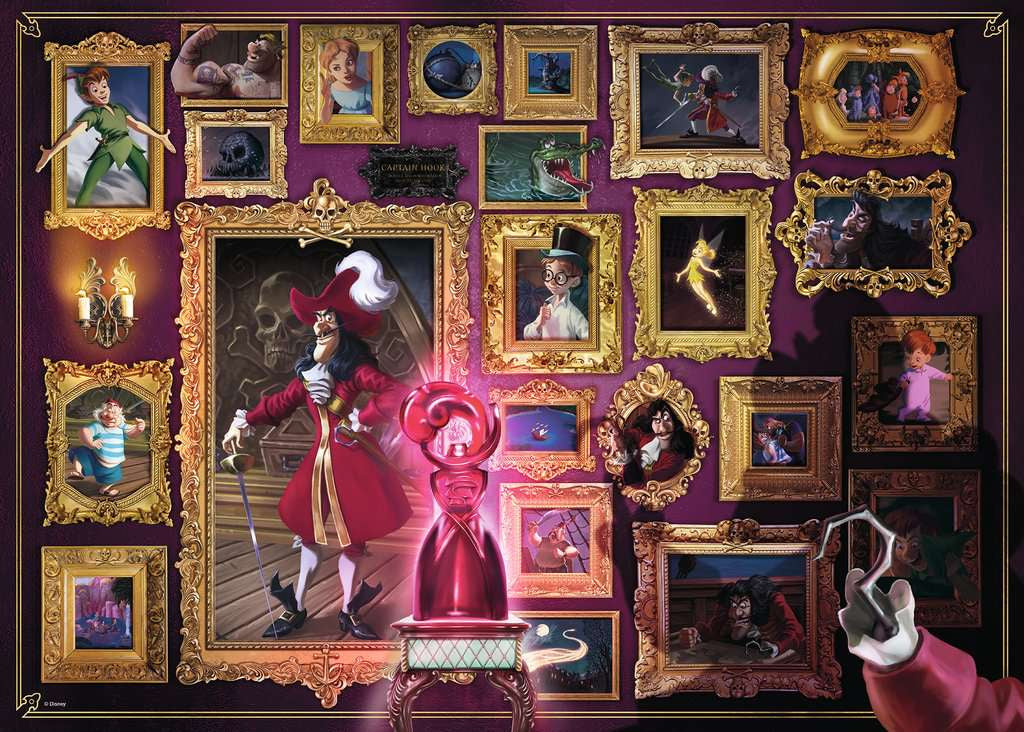 Rompecabezas Ravensburger Villainous Capitán Garfio 1000 Pza