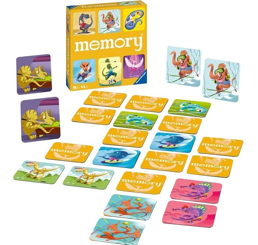 20628 Memoria Juego De Mesa Dino Sport Ravensburger Memory