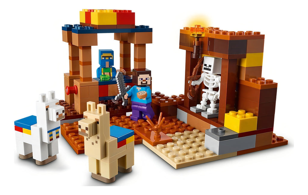 Kit De Construcción Lego Minecraft El Puesto Comercial 21167 201