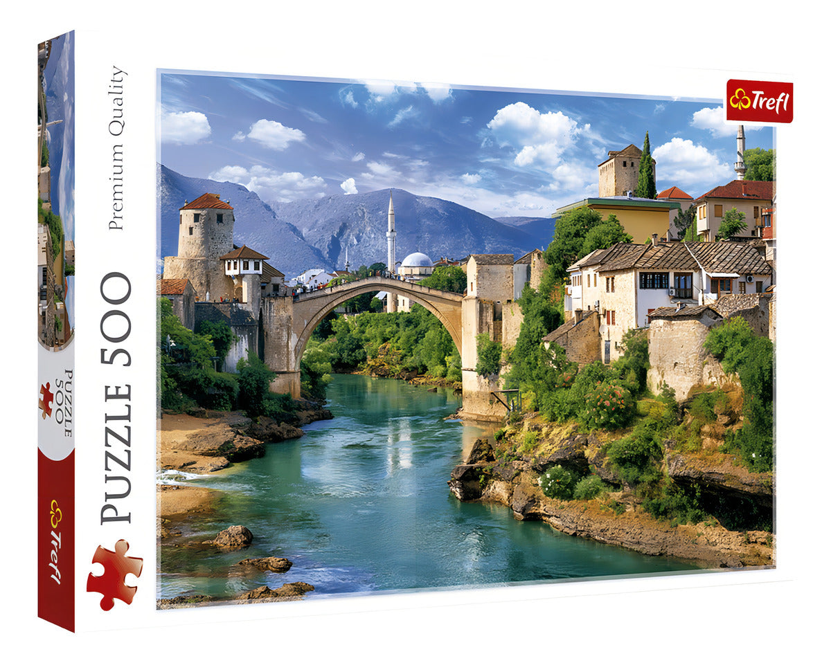 Rompecabezas Trefl Puente De Mostar Con 500 Piezas